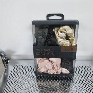 The Satin Sleep Scrunchies 5 piece By Kitsch so soft for no snags NEW in box
